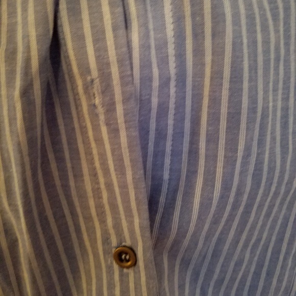 Fitted Long Sleeved Collared Dress Classic Blue - Picture 5 of 7